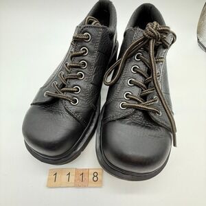 Dr. Martens Melissa Black Leather 90s Goth Oxfords women 8